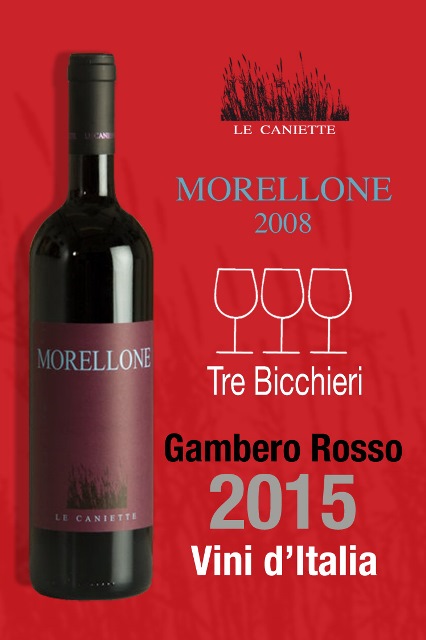 Morellone 2008 v průvodci Vini d'Italia 2015